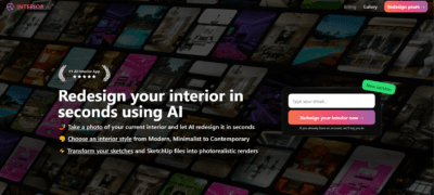 وبسایت interior ai