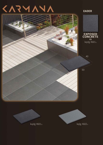 موزائیک ایدر مدل بتن اکسپوز 60*40 مدل E1 کد kqdg 4601