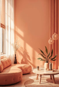 نقش رنگ در معماری داخلی با استفاده از رنگهای گرم