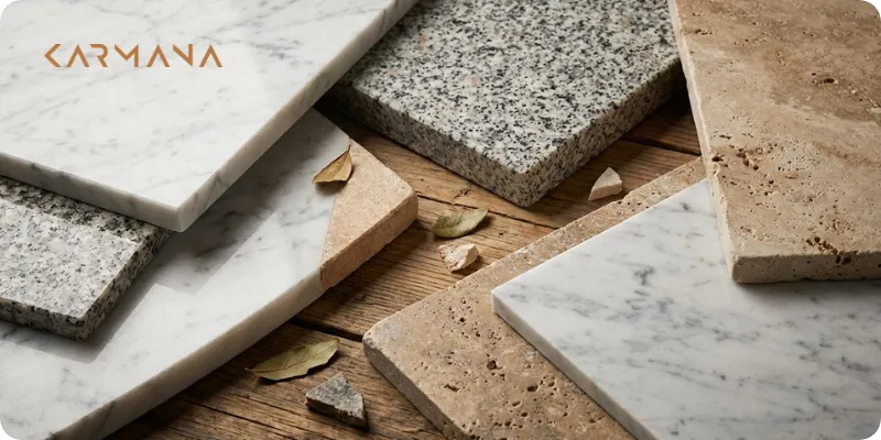 راهنمای انتخاب بهترین سنگ برای کف پذیرایی