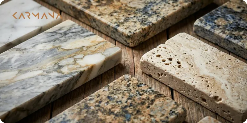 عوامل موثر بر قیمت سنگ کف پذیرایی