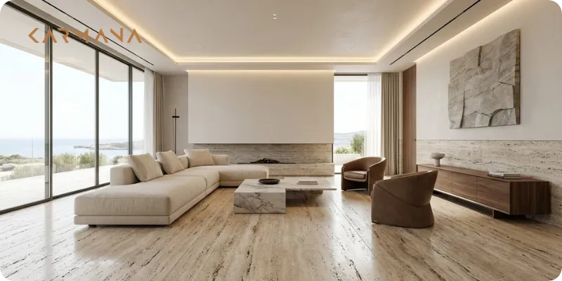 مزایا و معایب سنگ طبیعی برای کف ساختمان