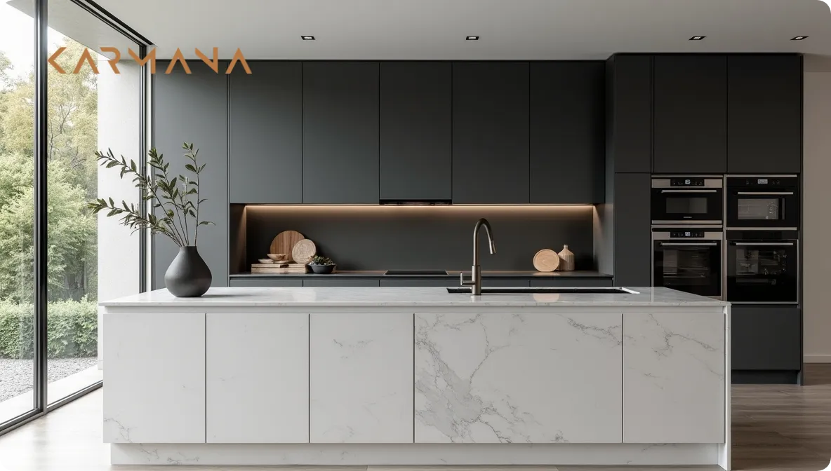 چگونه رنگ سرامیک را هوشمندانه با کابینت و کانترتاپ ست کنیم؟