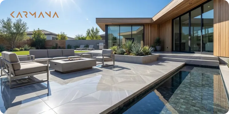 برای کف حیاط سرامیک بهتر است یا موزاییک؟