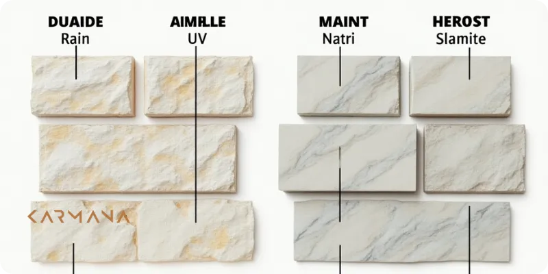 ویژگی&zwnj; های سنگ نامناسب برای نما