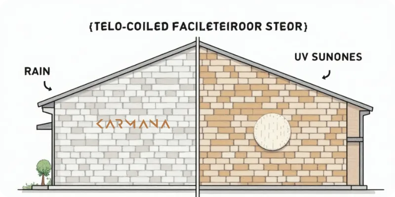 چرا سنگ مرمریت برای نمای بیرونی مناسب نیست؟